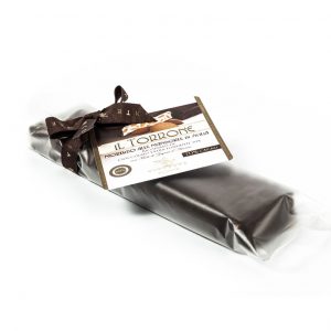 Torrone morbido alla Mandorla ricoperto di Cioccolato extra fondente 70%
